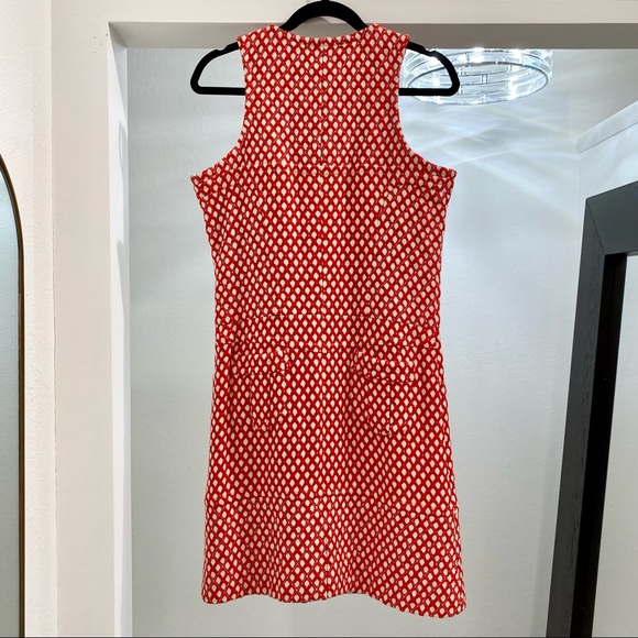 SOLD Authentic Chanel Red and White Tweed Dress size 38 - Picture 4 of 13